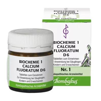 Biyokimya 1 Kalsiyum fluoratum D 6 tablet, 80 adet