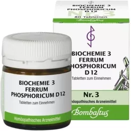 BIOCHEMIE 3 Ferrum phosphoricum D 12 tablet, 80 adet