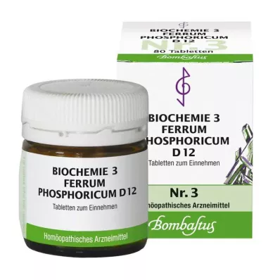 Biyokimya 3 Ferrum fosforikum D 12 tablet, 80 adet