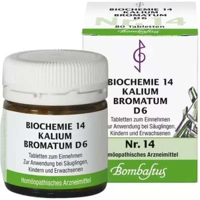 BIOCHEMIE 14 Potasyum bromatum D 6 tablet, 80 adet