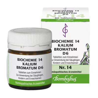 Biyokimya 14 Potasyum bromatum D 6 tablet, 80 adet Biyokimya 14 Potasyum bromatum D 6 tablet, 80 adet