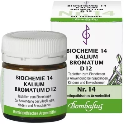 BIOCHEMIE 14 Potasyum bromatum D 12 tablet, 80 adet