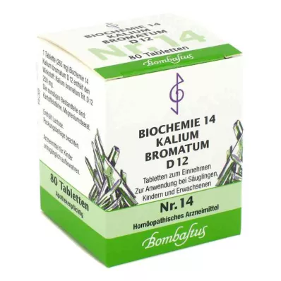 BIOCHEMIE 14 Potasyum bromatum D 12 tablet, 80 adet