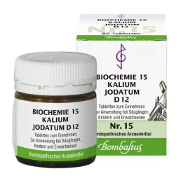 BIOCHEMIE 15 Potasyum iyodatum D 12 tablet, 80 adet