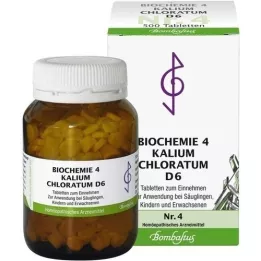 BIOCHEMIE 4 Potasyum kloratum D 6 tablet, 500 adet