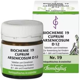 BIOCHEMIE 19 Cuprum arsenicosum D 12 Tablet, 80 Kapsül