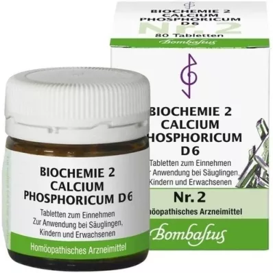 BIOCHEMIE 2 Kalsiyum fosforikum D 6 tablet, 80 adet