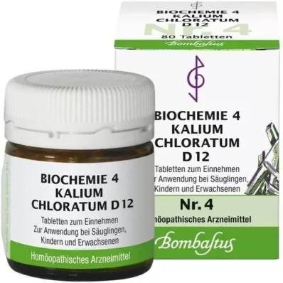 BIOCHEMIE 4 Potasyum kloratum D 12 tablet, 80 adet