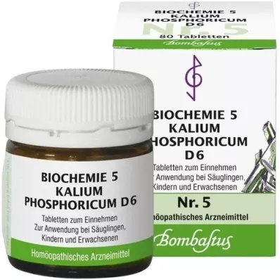 BIOCHEMIE 5 Potasyum fosforikum D 6 tablet, 80 adet