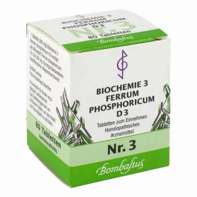 Biyokimya 3 Ferrum fosforikum D3 tablet (80 adet) Biyokimya 3 Ferrum fosforikum D3 tablet (80 adet)