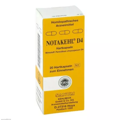 Notehl D 4 kapsül, 20 adet Notehl D 4 kapsül, 20 adet
