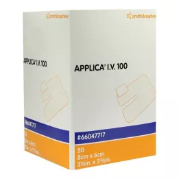 APPLICA I.V.100 Emici pedli kanül flasterleri, 50 adet