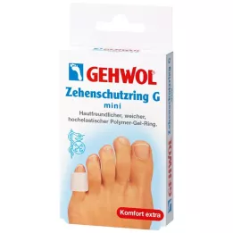 GEHWOL Polimer jel ayak parmağı koruma halkası G mini, 2 adet