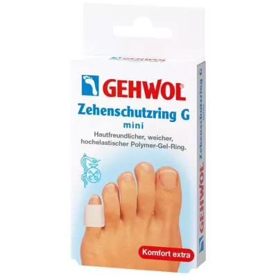 GEHWOL Polimer jel ayak parmağı koruma halkası G mini, 2 adet GEHWOL Polimer jel ayak parmağı koruma halkası G mini, 2 adet