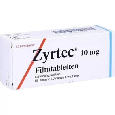 ZYRTEC Film kaplı tabletler, 50 adet