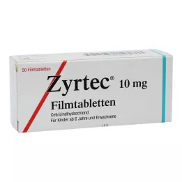ZYRTEC Film kaplı tabletler, 50 adet
