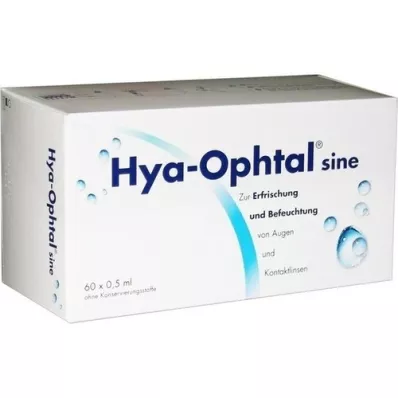 HYA-OPHTAL sine göz damlası, 60X0,5 ml