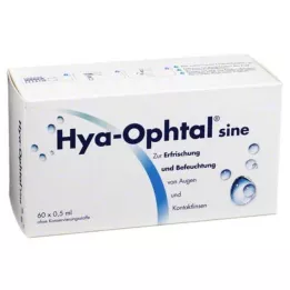 HYA-OPHTAL sine göz damlası, 60X0,5 ml