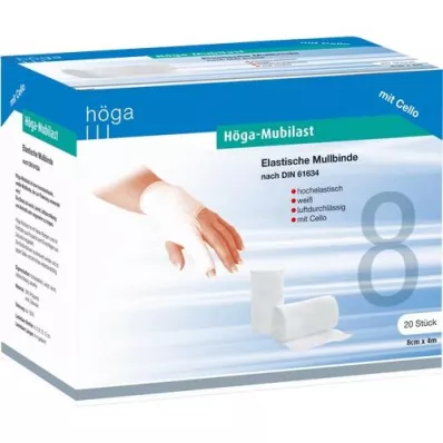 HÖGA-MUBILAST Sabitleme bandajı 8 cmx4 selofanlı, 1 adet