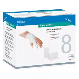 HÖGA-MUBILAST Sabitleme bandajı 8 cmx4 selofanlı, 1 adet