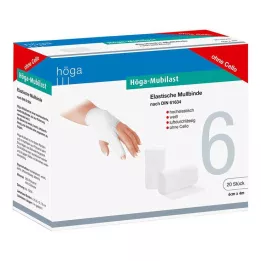 HÖGA-MUBILAST Selofansız 6 cmx4 m sabitleme bandajı, 20 adet