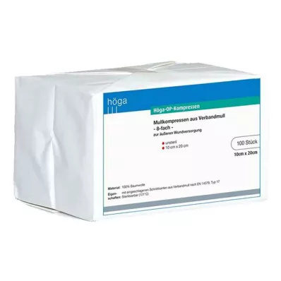 HÖGA-KOMPRESSEN OP 10x20 cm steril olmayan 8x, 100 adet