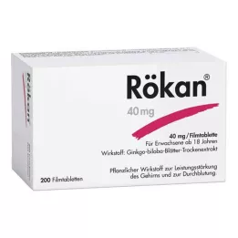 RÖKAN 40 mg film kaplı tabletler, 200 adet