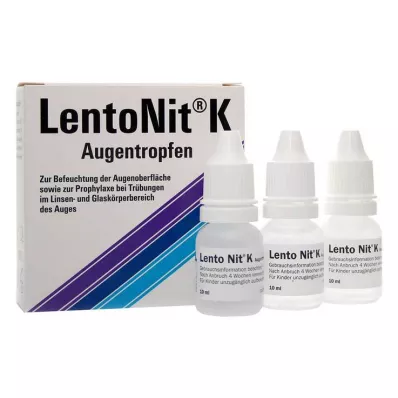 LENTO NIT K göz damlası, 3X10 ml LENTO NIT K göz damlası, 3X10 ml
