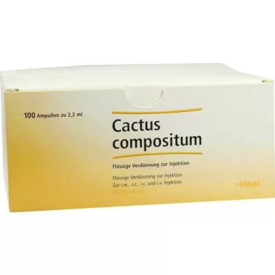 CACTUS COMPOSITUM Ampuller, 100 adet CACTUS COMPOSITUM Ampuller, 100 adet