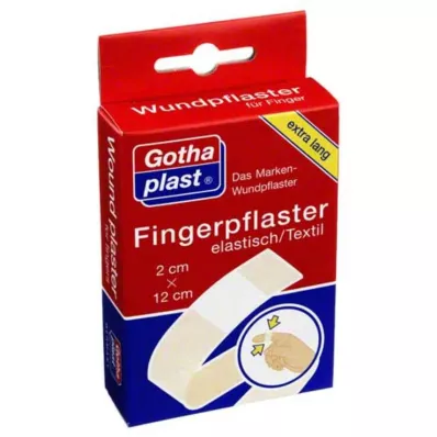 GOTHAPLAST Parmak bandajı 2x12 cm elastik, 5X2 adet