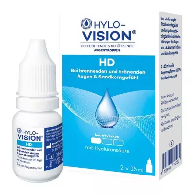 HYLO-VISION HD Göz damlası, 2X15 ml HYLO-VISION HD Göz damlası, 2X15 ml
