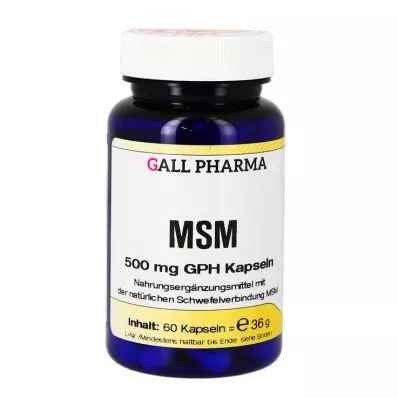 MSM 500 mg GPH kapsül, 60 adet MSM 500 mg GPH kapsül, 60 adet