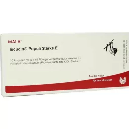 ISCUCIN populi nişasta E ampulleri, 10X1 ml
