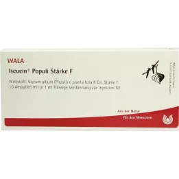 ISCUCIN populi nişasta F ampulleri, 10X1 ml