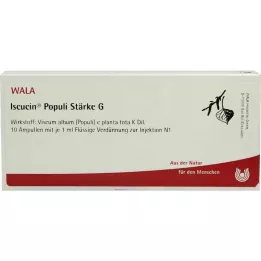 ISCUCIN populi nişasta G ampulleri, 10X1 ml