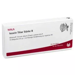 ISCUCIN tiliae nişasta B ampulleri, 10X1 ml
