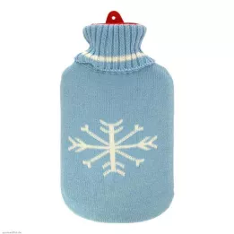 WÄRMFLASCHE Balıkçı yaka süveter kılıflı kauçuk 2 l, 1 adet