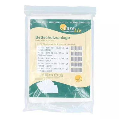 BETTSCHUTZEINLAGE Folyo 90x120 cm beyaz, 1 adet