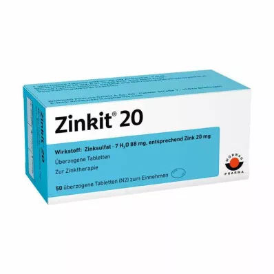 ZINKIT 20 kaplı tablet, 50 adet ZINKIT 20 kaplı tablet, 50 adet