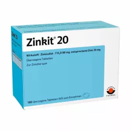 ZINKIT 20 kaplı tablet, 100 adet