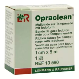 OPRACLEAN İyodoformlu tampon için gazlı bez 1 cmx5 m, 1 adet