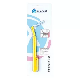 MIRADENT Interd.Pic-Brush Set sarı, 1 adet
