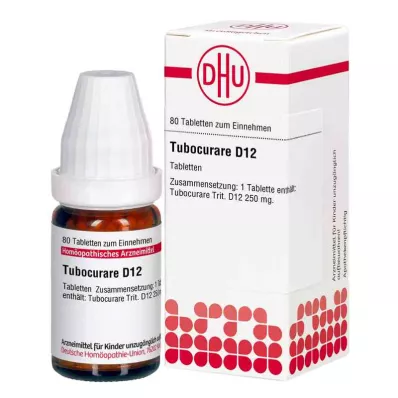 TUBOCURARE D 12 Tablet, 80 Kapsül