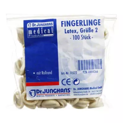 FINGERLING OP Lateks boyutu 2 rulo, 100 adet FINGERLING OP Lateks boyutu 2 rulo, 100 adet