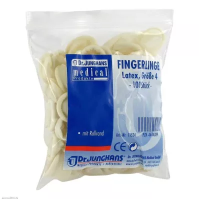 FINGERLING OP Lateks boyutu 4 rulo, 100 adet FINGERLING OP Lateks boyutu 4 rulo, 100 adet