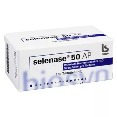 SELENASE 50 AP tablet, 100 adet SELENASE 50 AP tablet, 100 adet