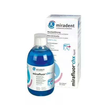 MIRADENT Ağız çalkalama solüsyonu mirafluor CHX %0,06, 500 ml