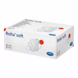ROLTA yumuşak sentetik pamuklu bandaj 6 cmx3 m, 6 adet