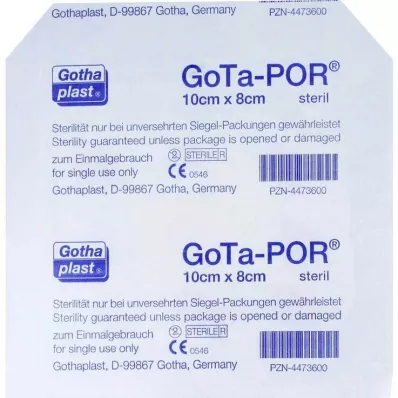 GOTA-POR Yara alçısı steril 80x100 mm, 1 adet