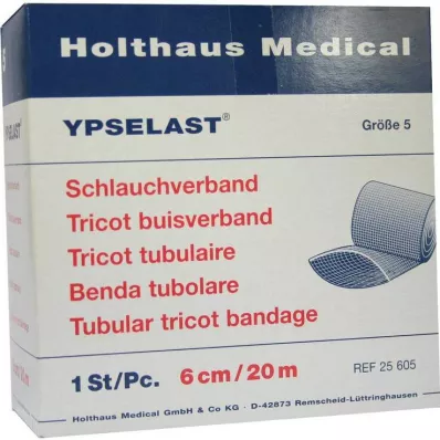 SCHLAUCHVERBAND Ypselast beden 5 20 m beyaz, 1 adet SCHLAUCHVERBAND Ypselast beden 5 20 m beyaz, 1 adet